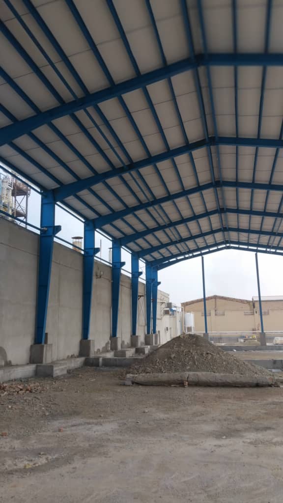 ساخت و اجرای سوله سازی پوشش امینی در قرچک